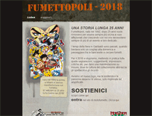Tablet Screenshot of fumettopoli.biz